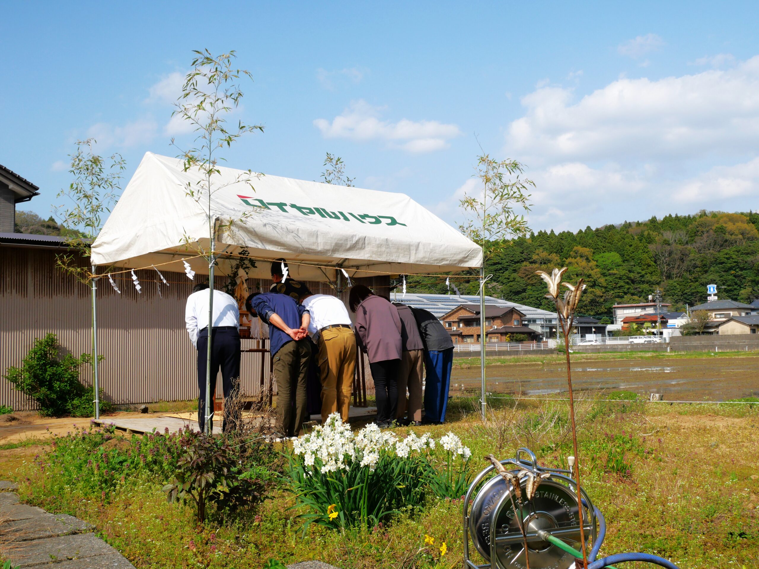 加賀市大聖寺　K様邸地鎮祭♪