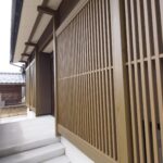 無垢材町家格子