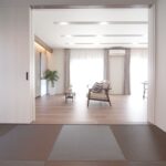 畳コーナーからリビング